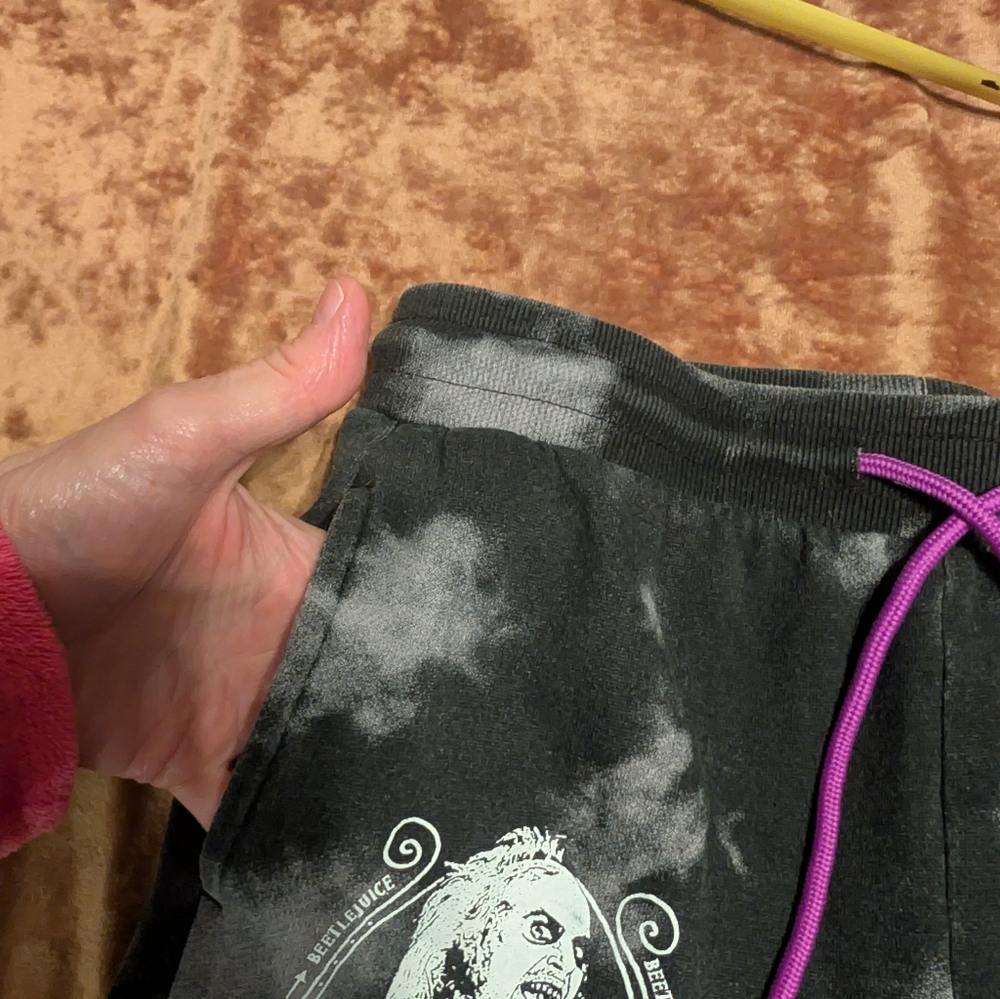 Purple Graphic Sweatshirt & Black Tie-Dye Joggers Set - Purple/Black - Picture 11 of 14